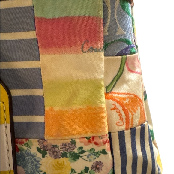 Coach Artistic Brown and Tan Tote Bag - Picture 6 of 16